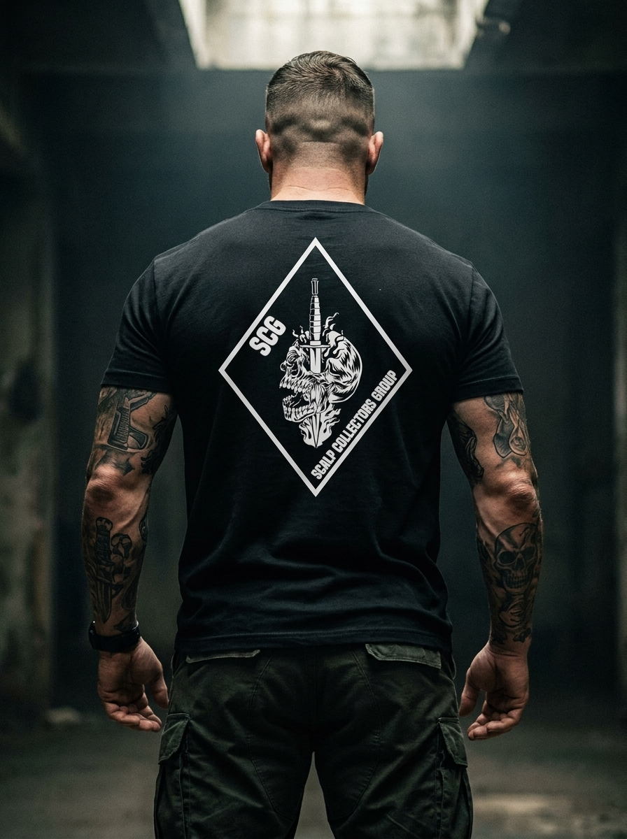 SCG Heavyweight Tee  Black/White logo  Drop 01