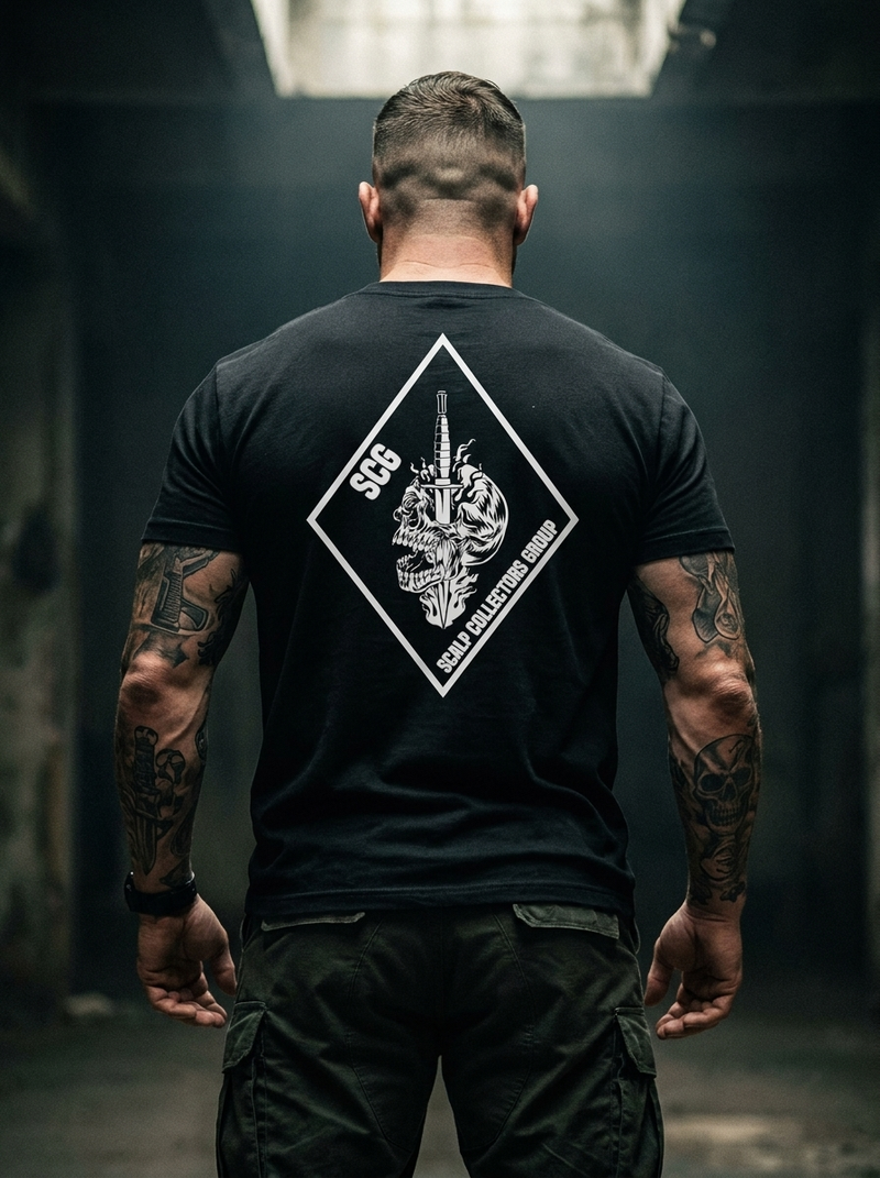 SCG Heavyweight Tee  Black/White logo  Drop 01